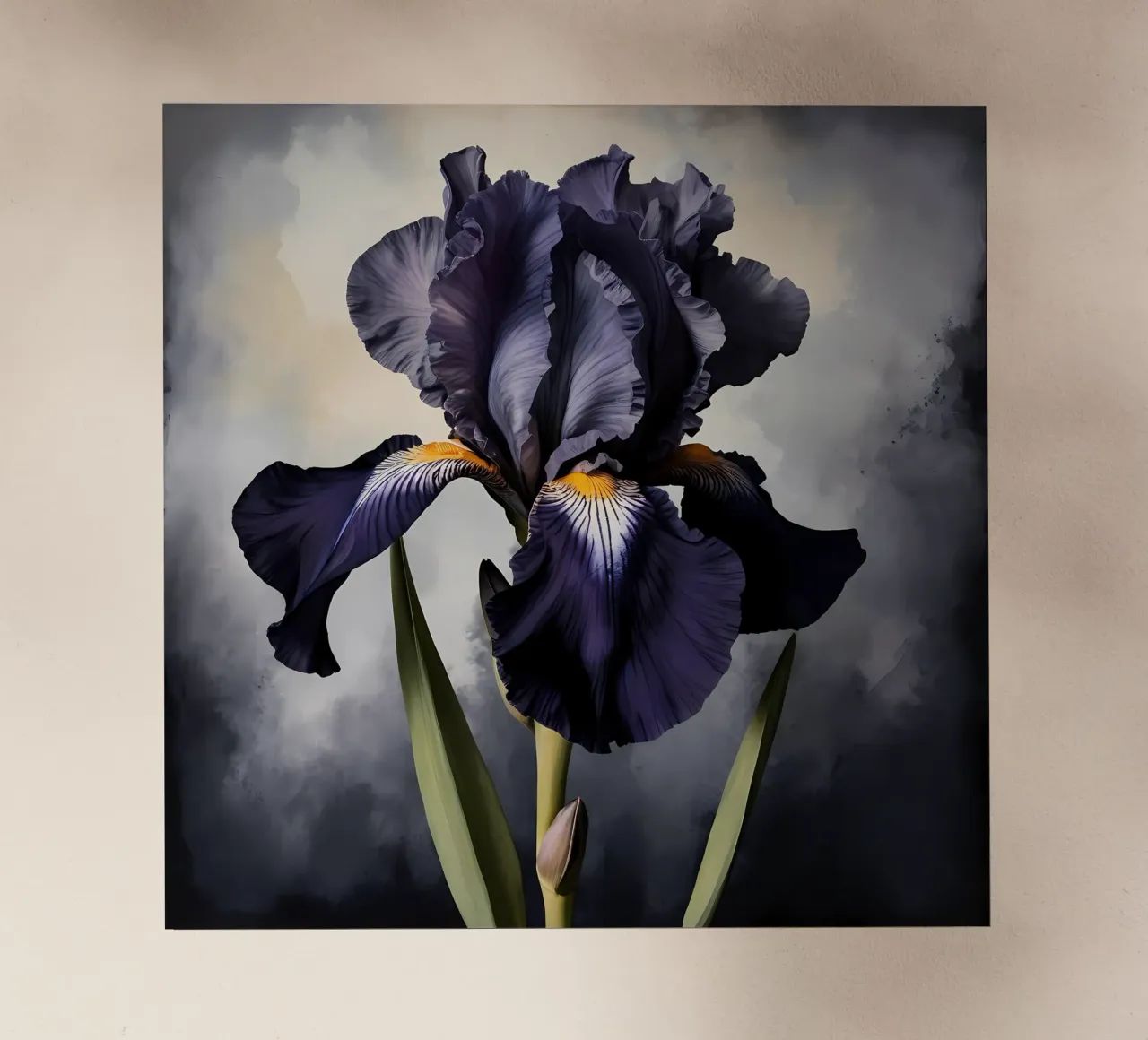 Iris nero pellicola backlit da Artistic-shop