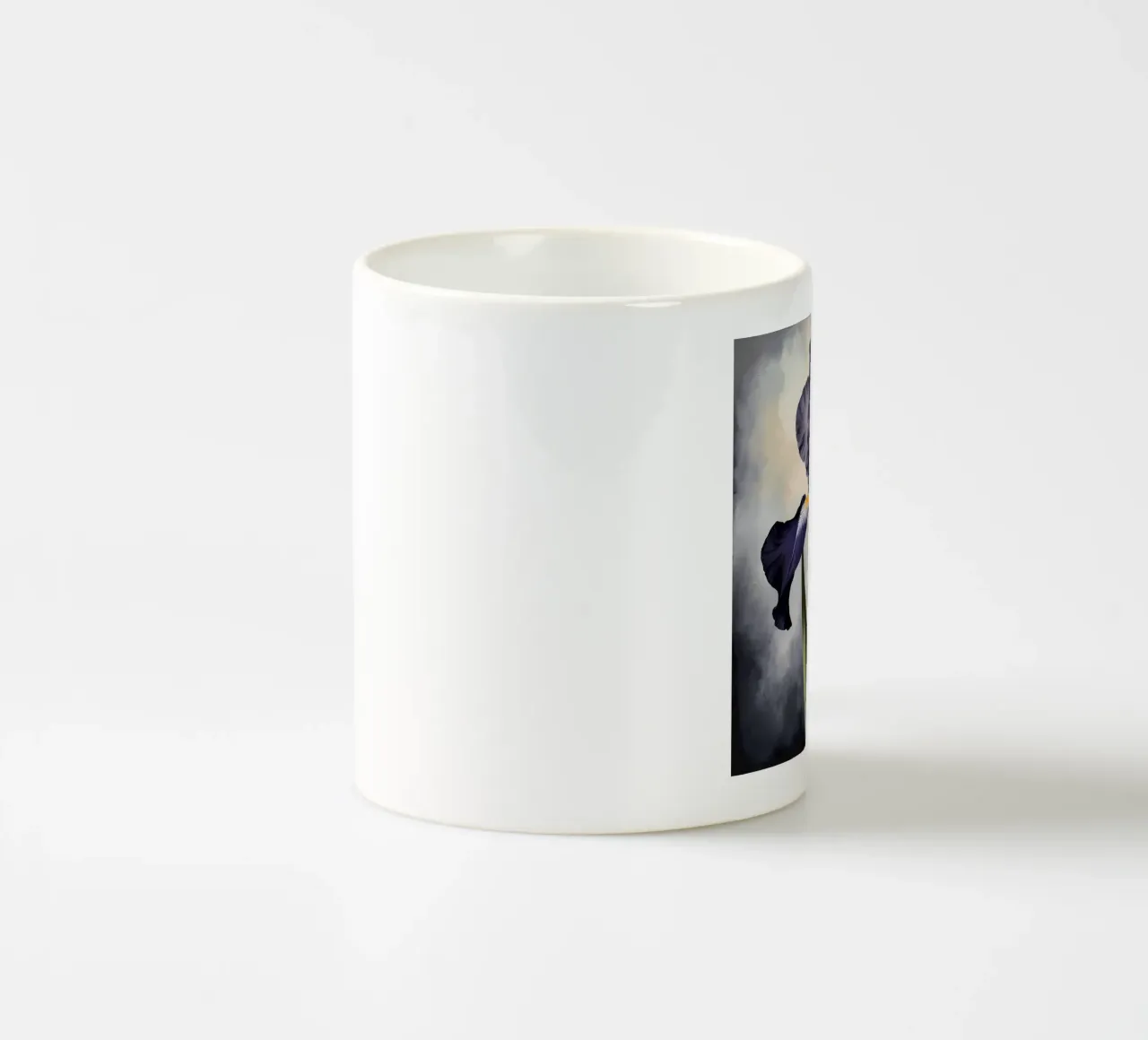 Iris nero tazza in ceramica da Artistic-shop