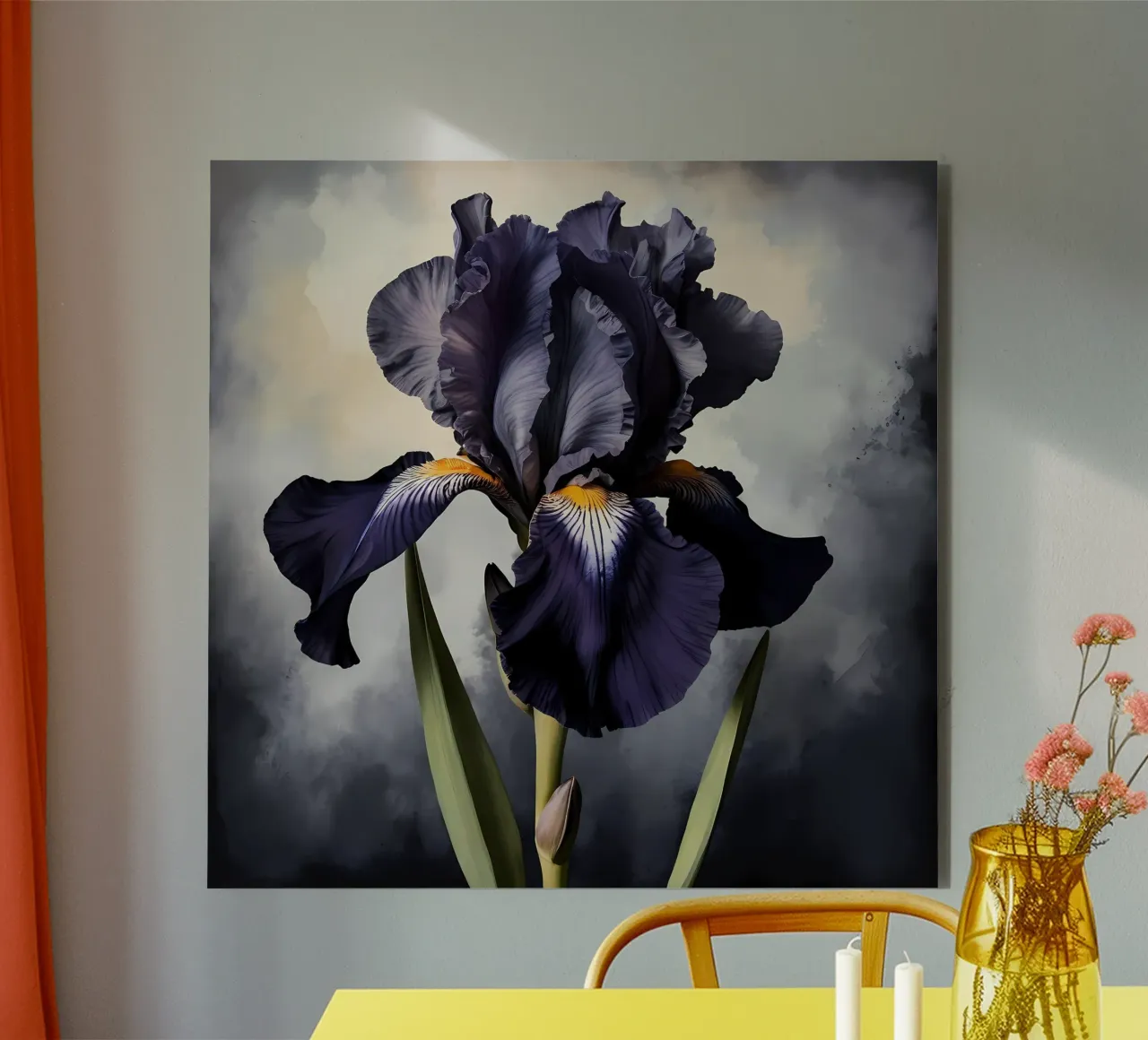 Iris nero pannello forex da Artistic-shop