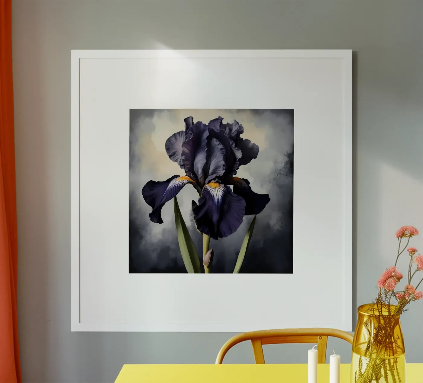Iris nero poster da Artistic-shop