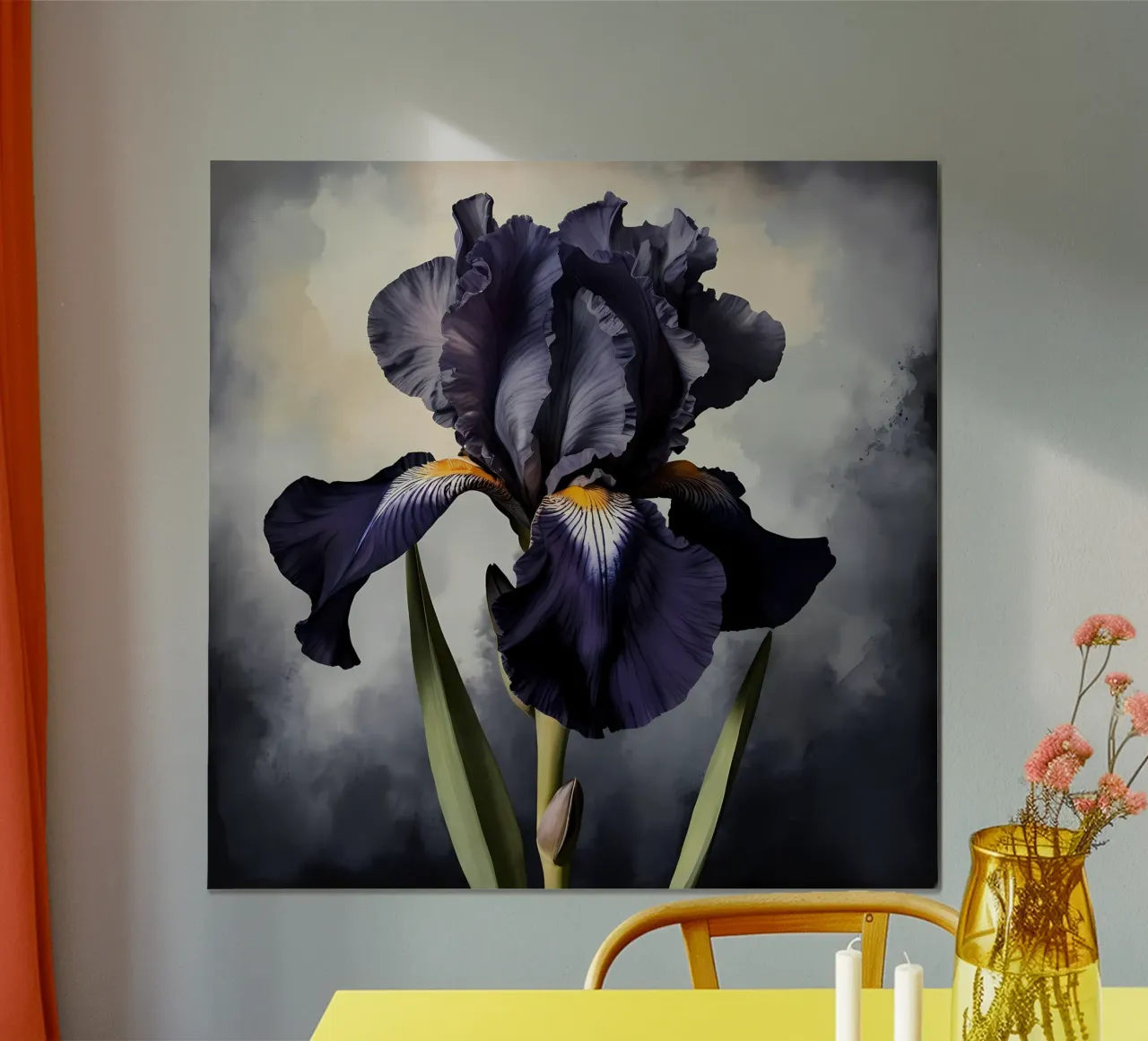 Iris nero poster da Artistic-shop