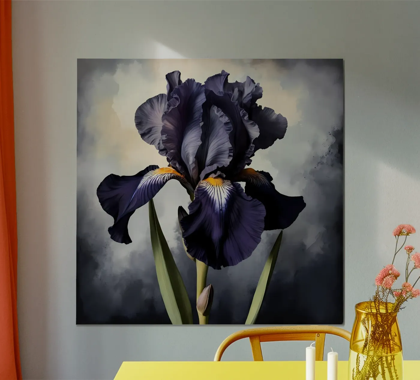 Iris nero poster da Artistic-shop