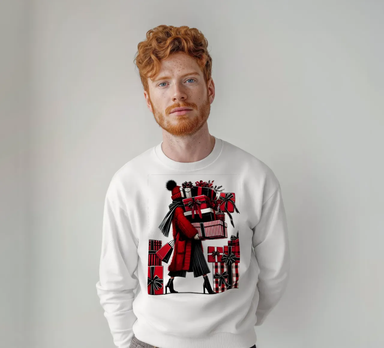 CHRISTMAS LIST sweatshirt by ARTOMATIC