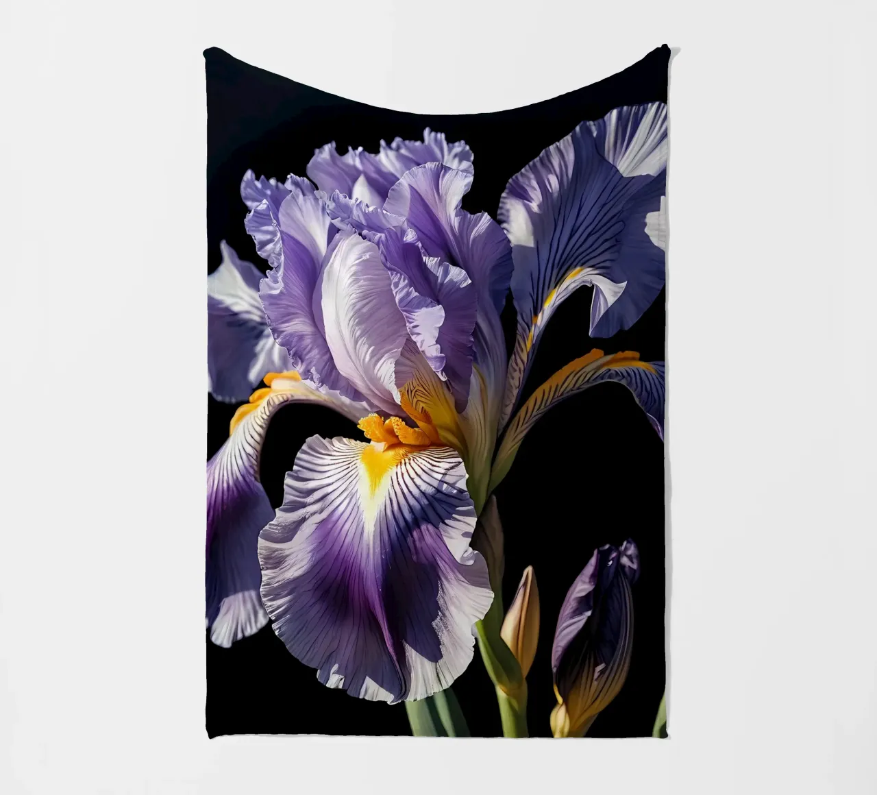 Iris Elegance Fleecedecke von Artistic-shop