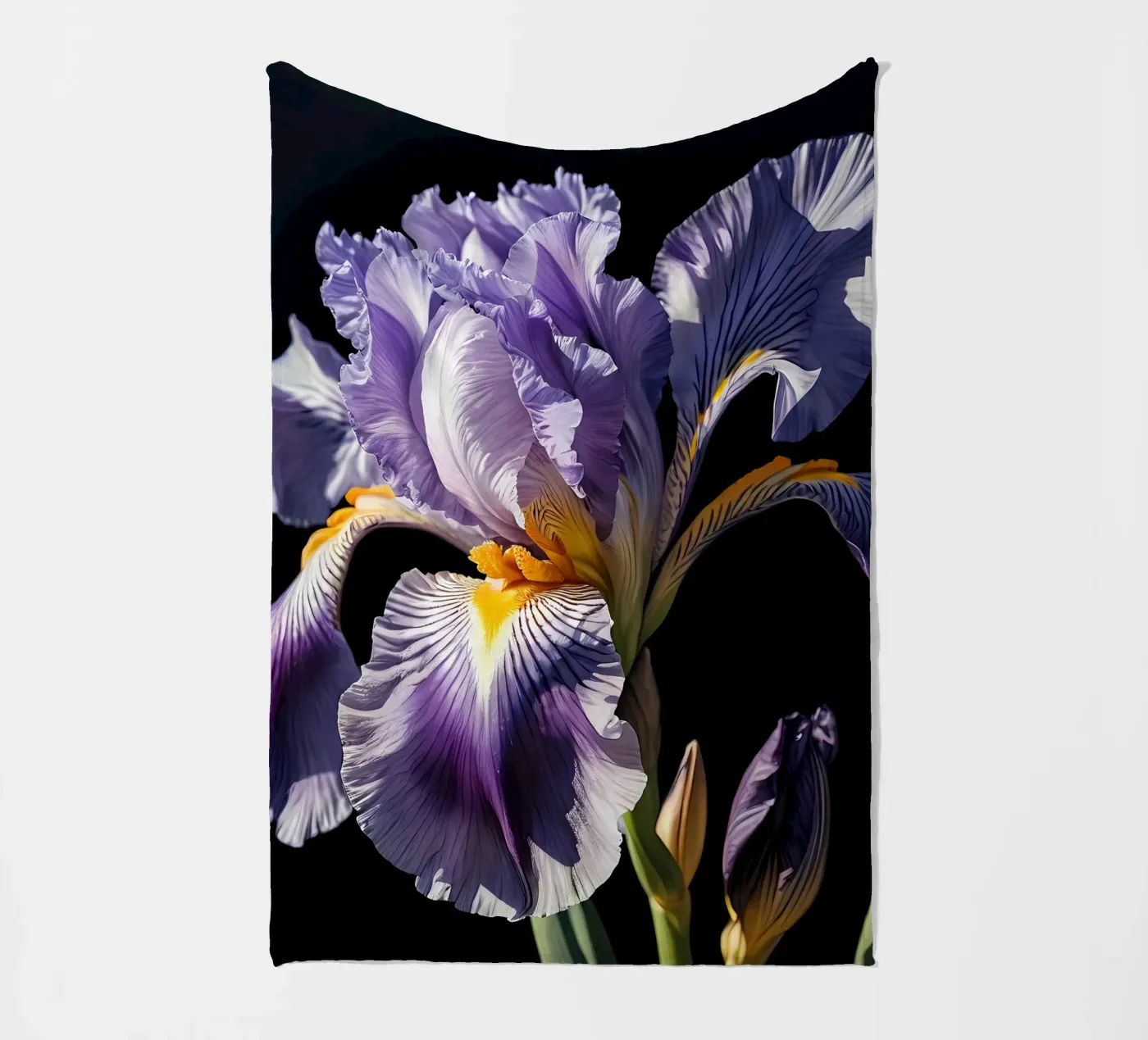 Iris Elegance Fleecedecke von Artistic-shop