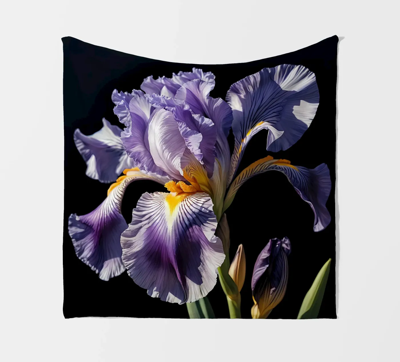 Iris Elegance Fleecedecke von Artistic-shop