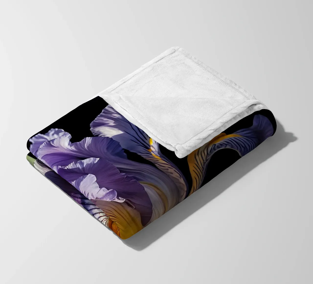 Iris Elegance Fleecedecke von Artistic-shop