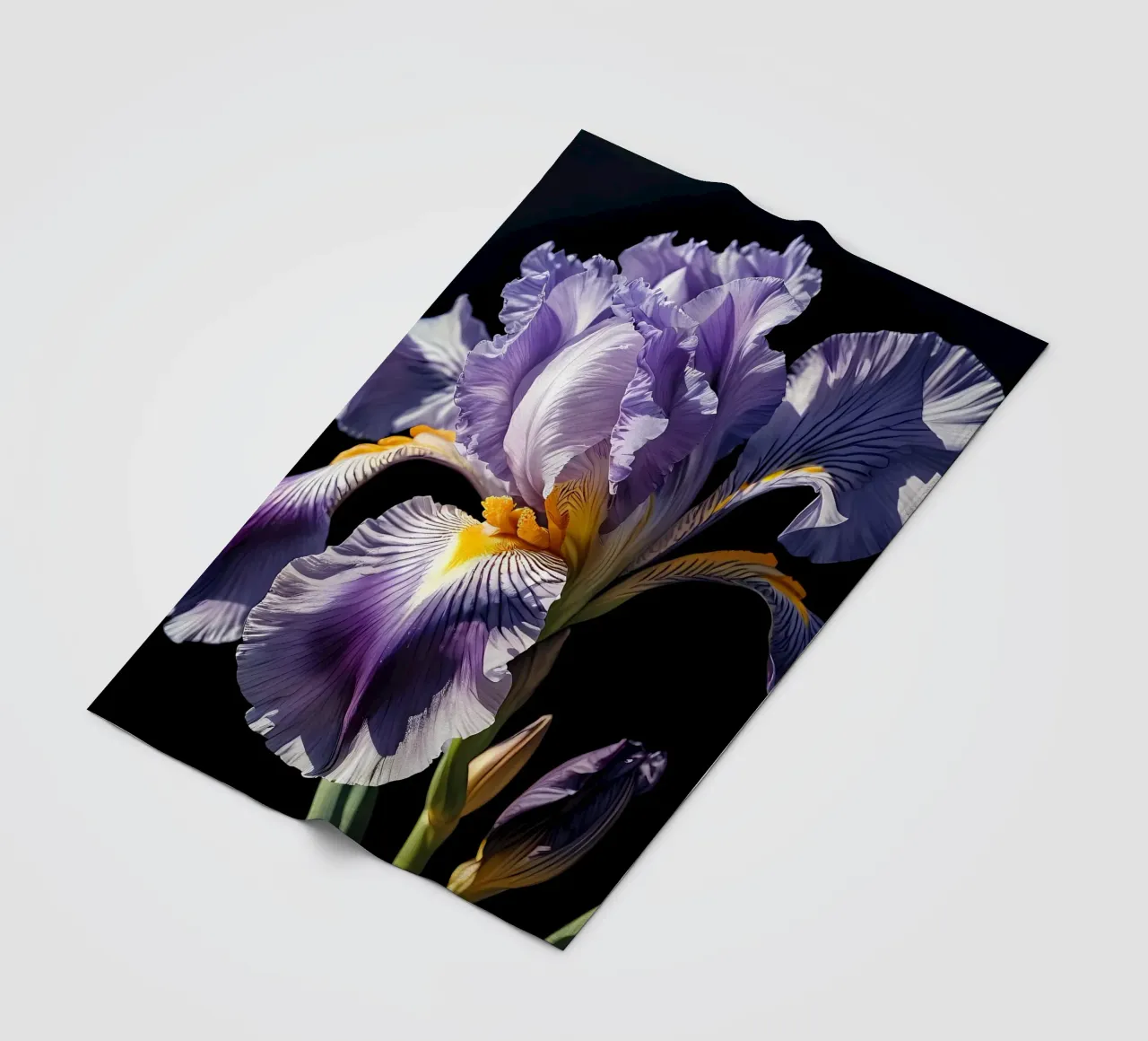 Iris Elegance Fleecedecke von Artistic-shop