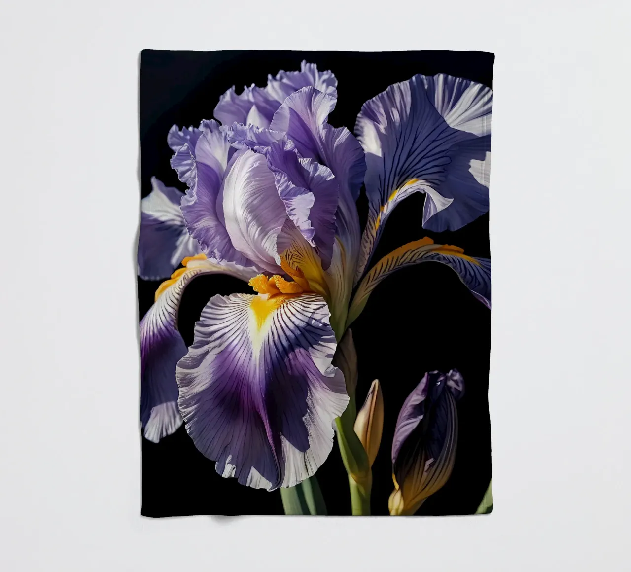 Iris Elegance Fleecedecke von Artistic-shop