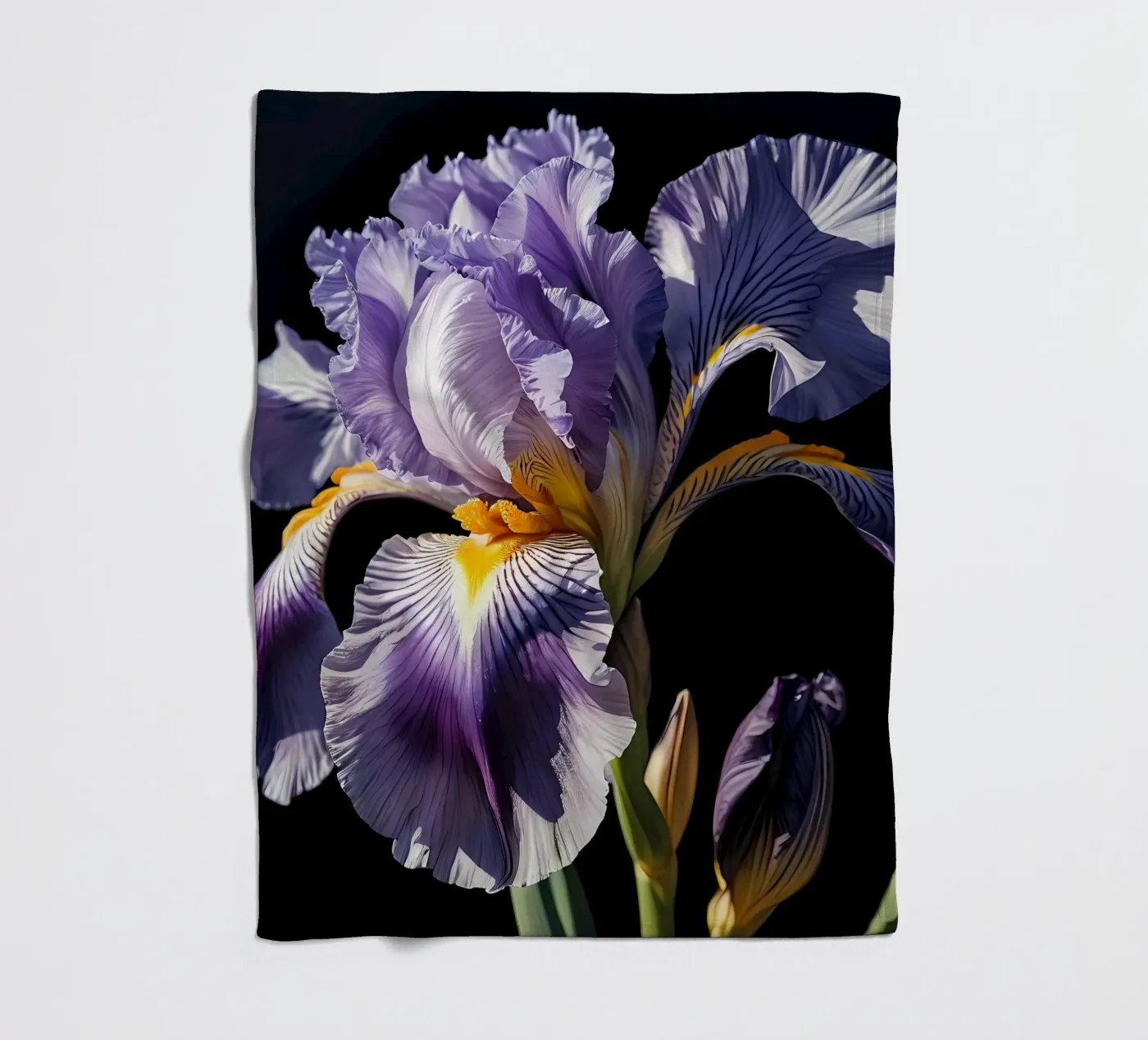 Iris Elegance Fleecedecke von Artistic-shop