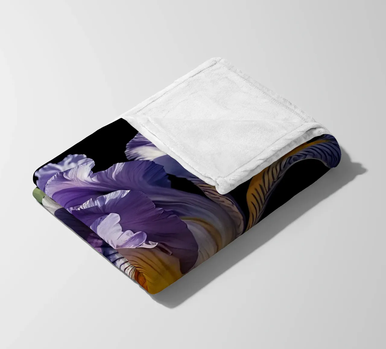 Iris Elegance Fleecedecke von Artistic-shop