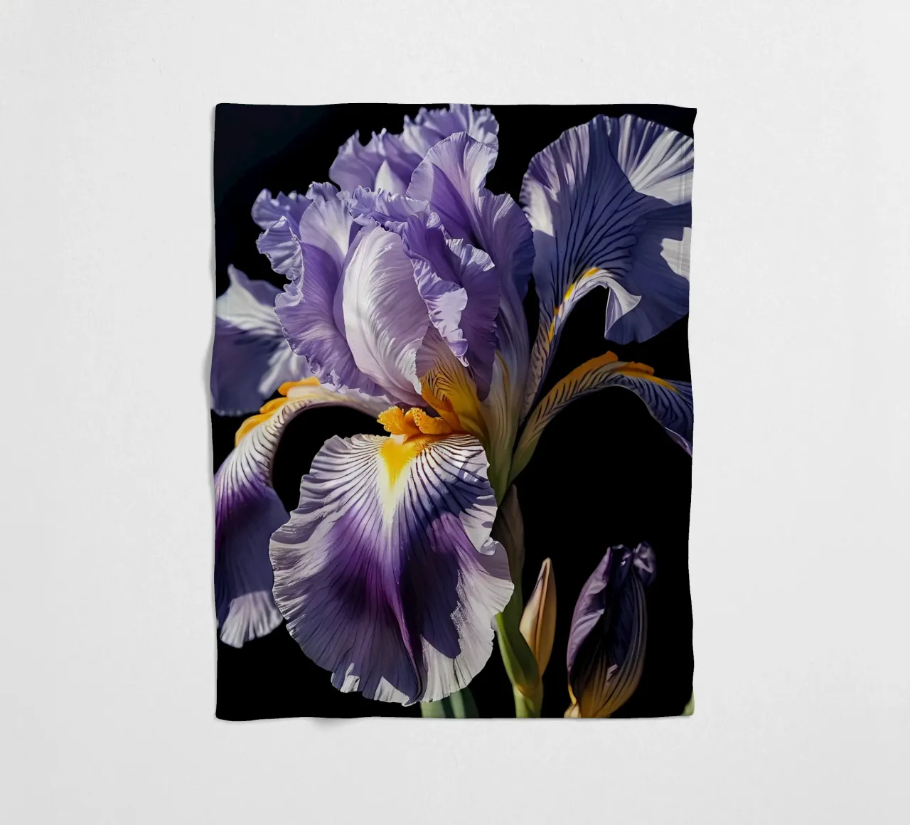 Iris Elegance Fleecedecke von Artistic-shop