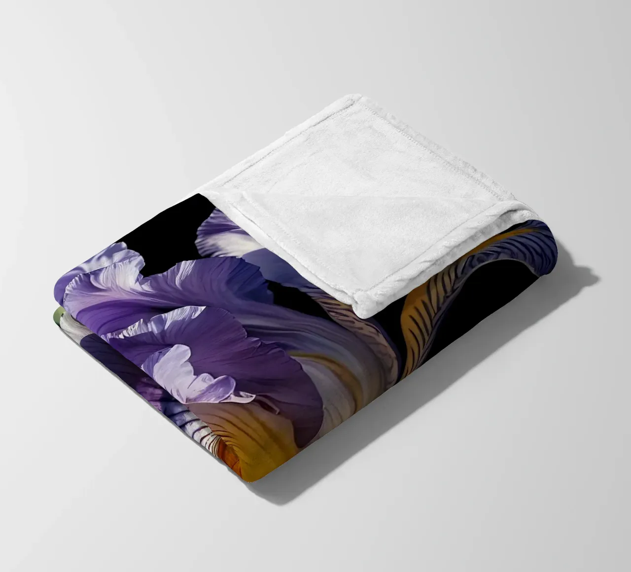 Iris Elegance Fleecedecke von Artistic-shop