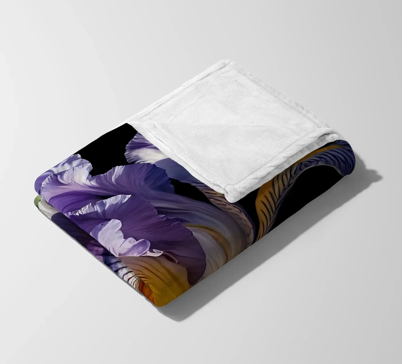 Iris Elegance Fleecedecke von Artistic-shop