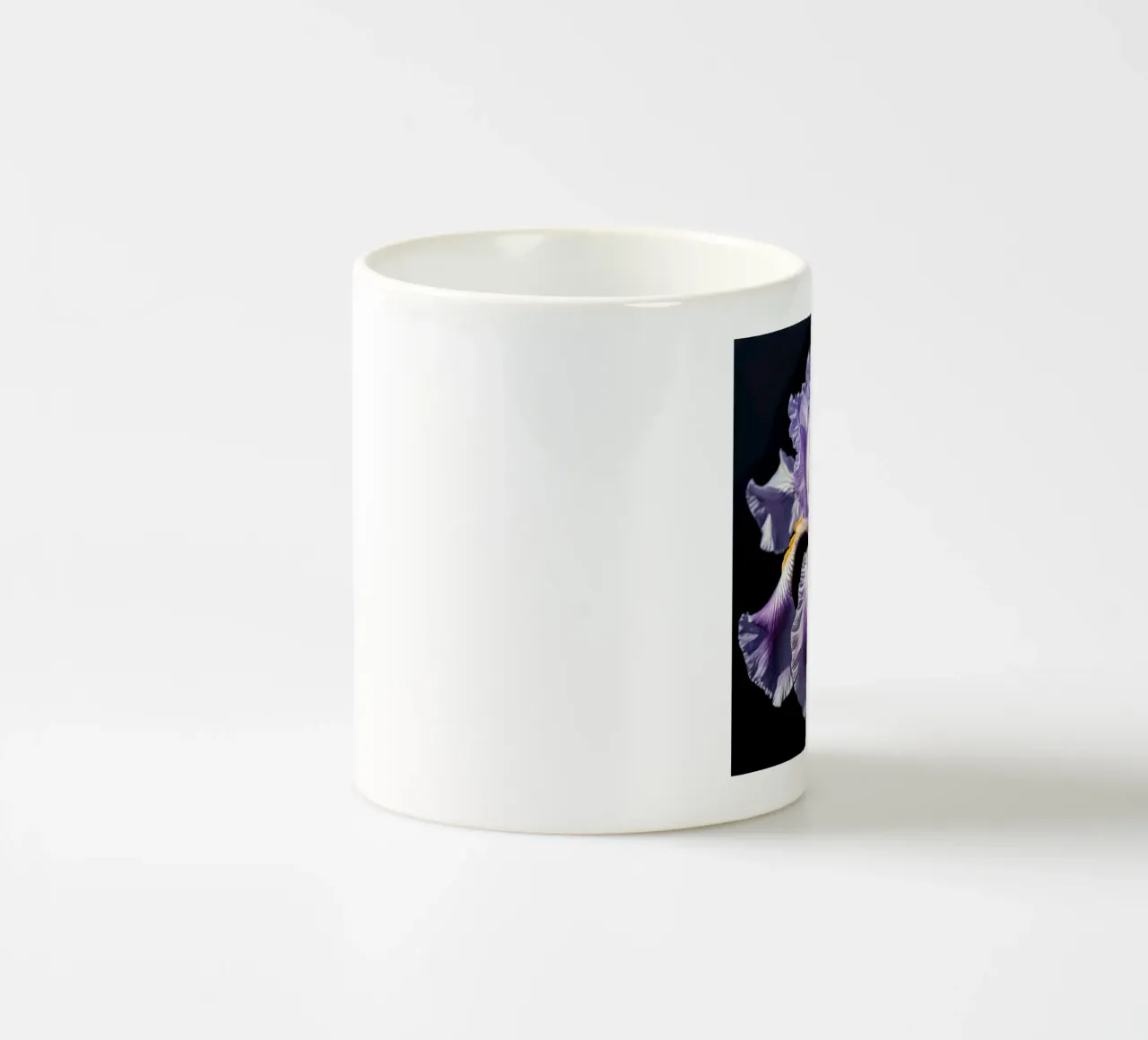 Iris Elegance ceramic mug by Artistic-shop