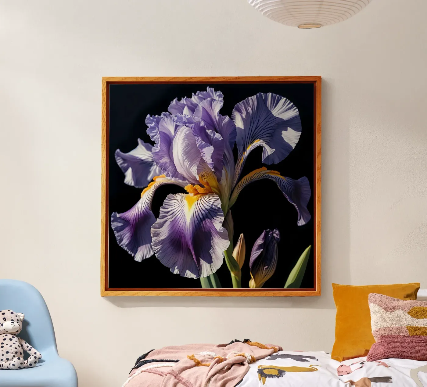 Élégance de l'iris plexiglas de Artistic-shop