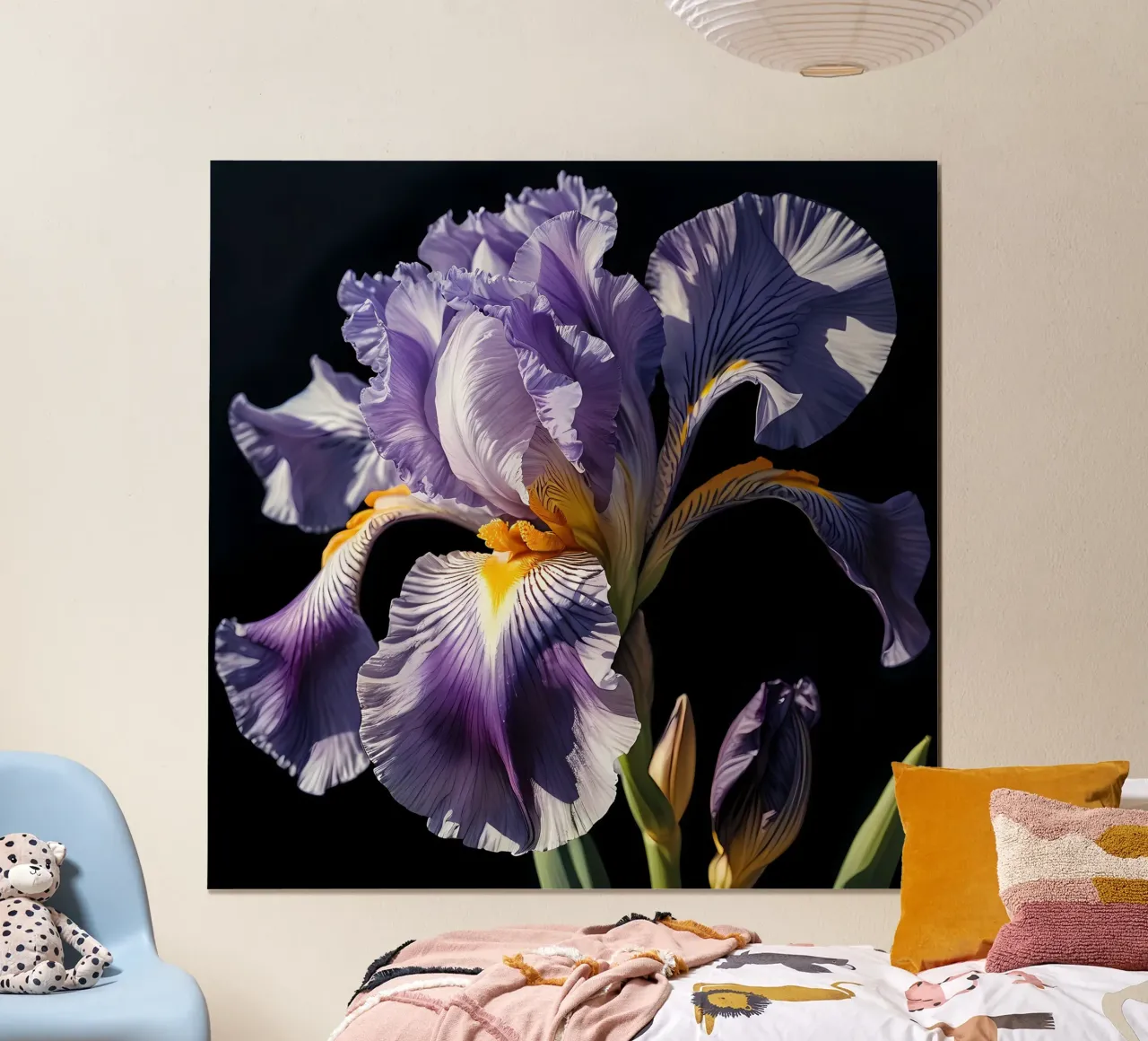 Élégance de l'iris poster de Artistic-shop