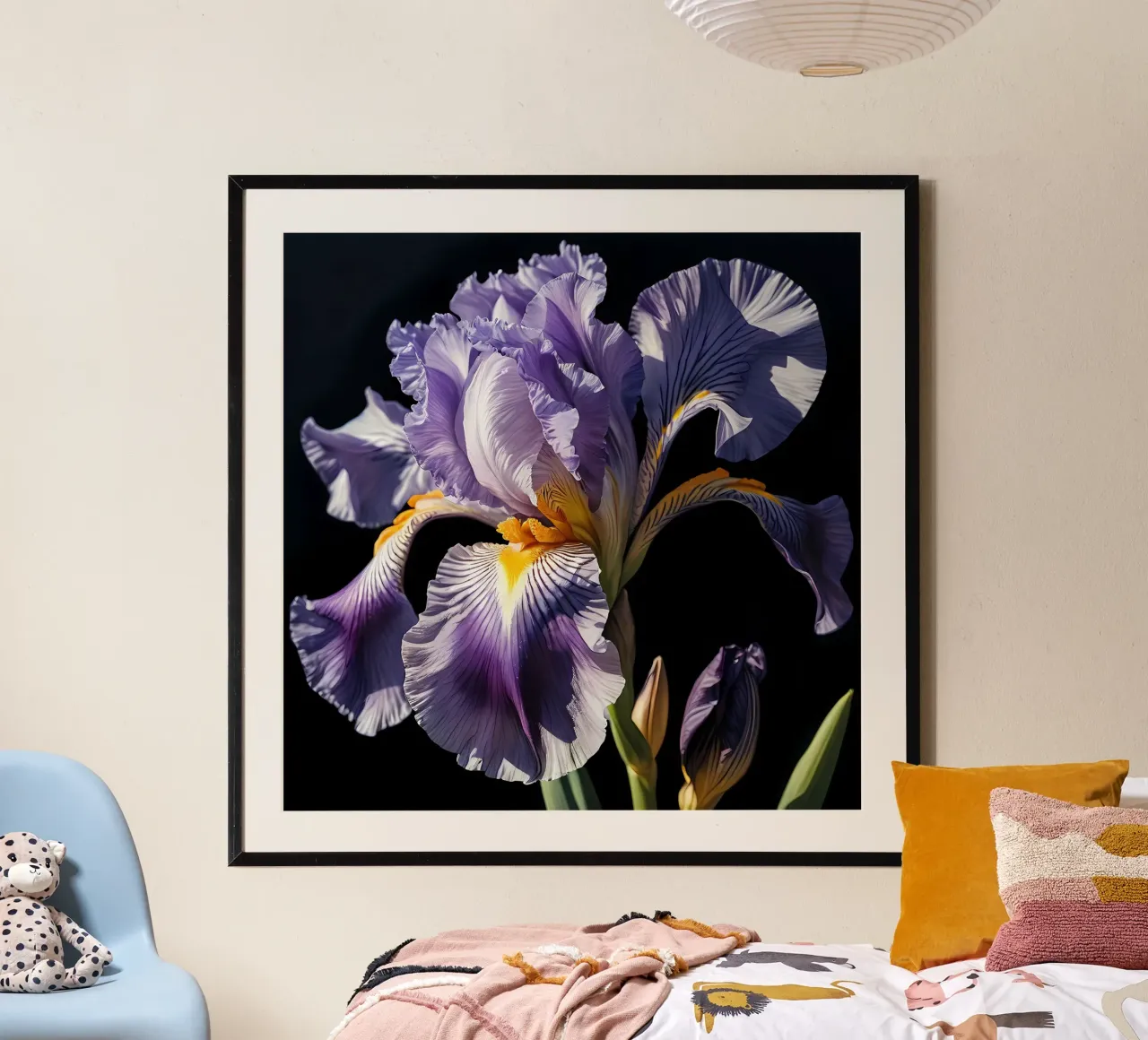 Élégance de l'iris poster de Artistic-shop