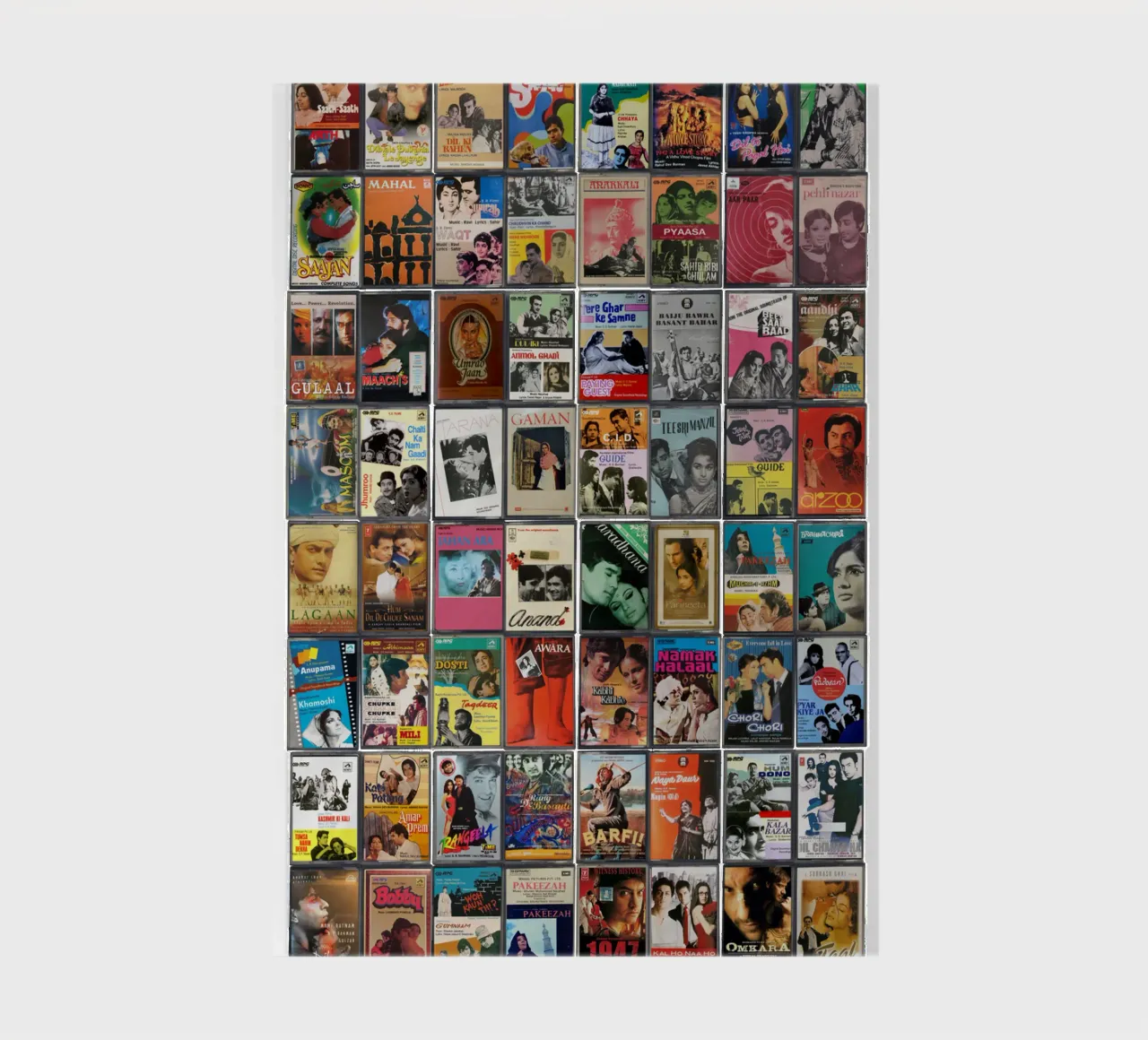 Das Beste aus Bollywood - Klassische Bollywood-Soundtracks Kunst Notizbuch von MrMustardPrints