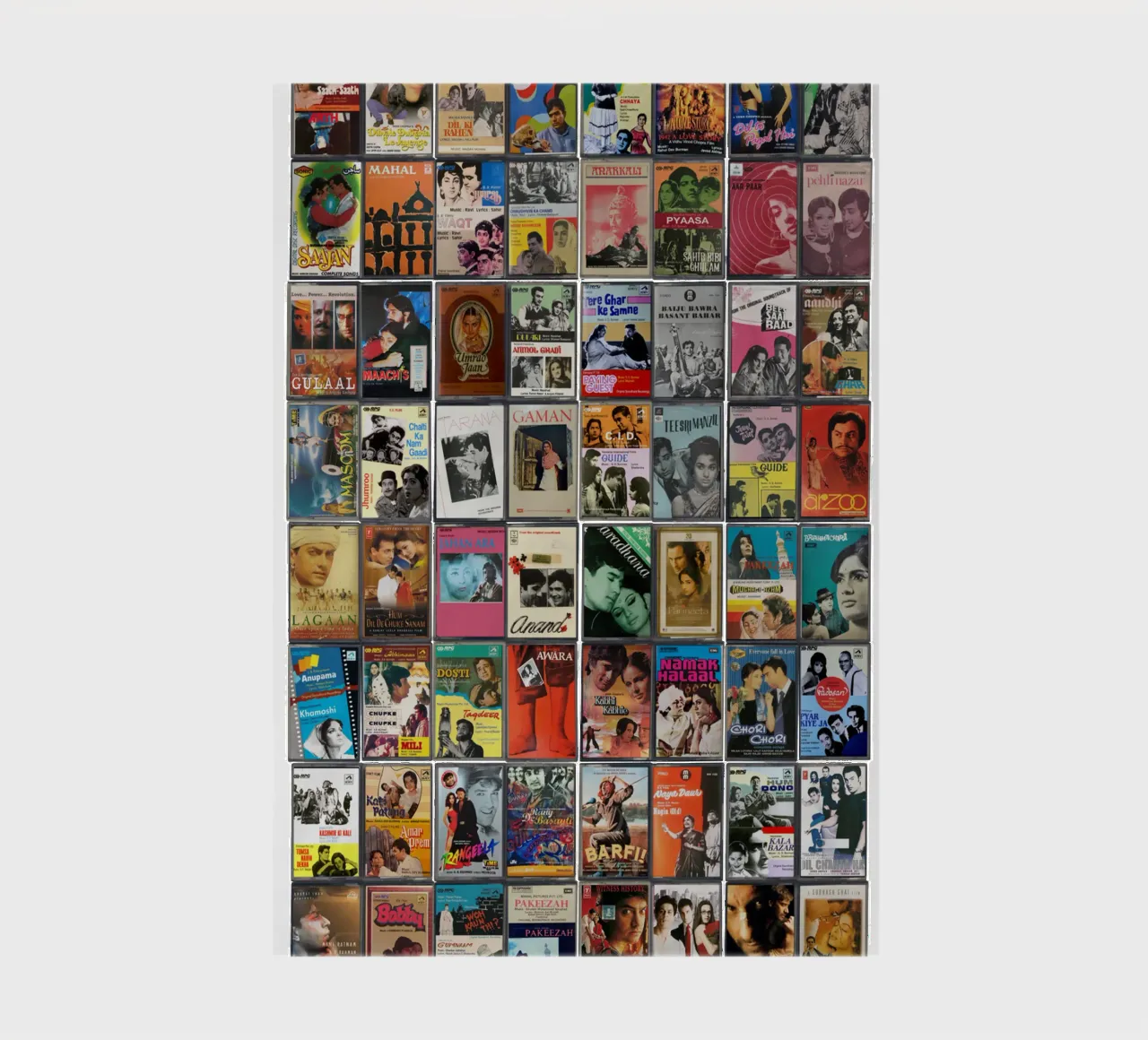 Das Beste aus Bollywood - Klassische Bollywood-Soundtracks Kunst Notizbuch von MrMustardPrints