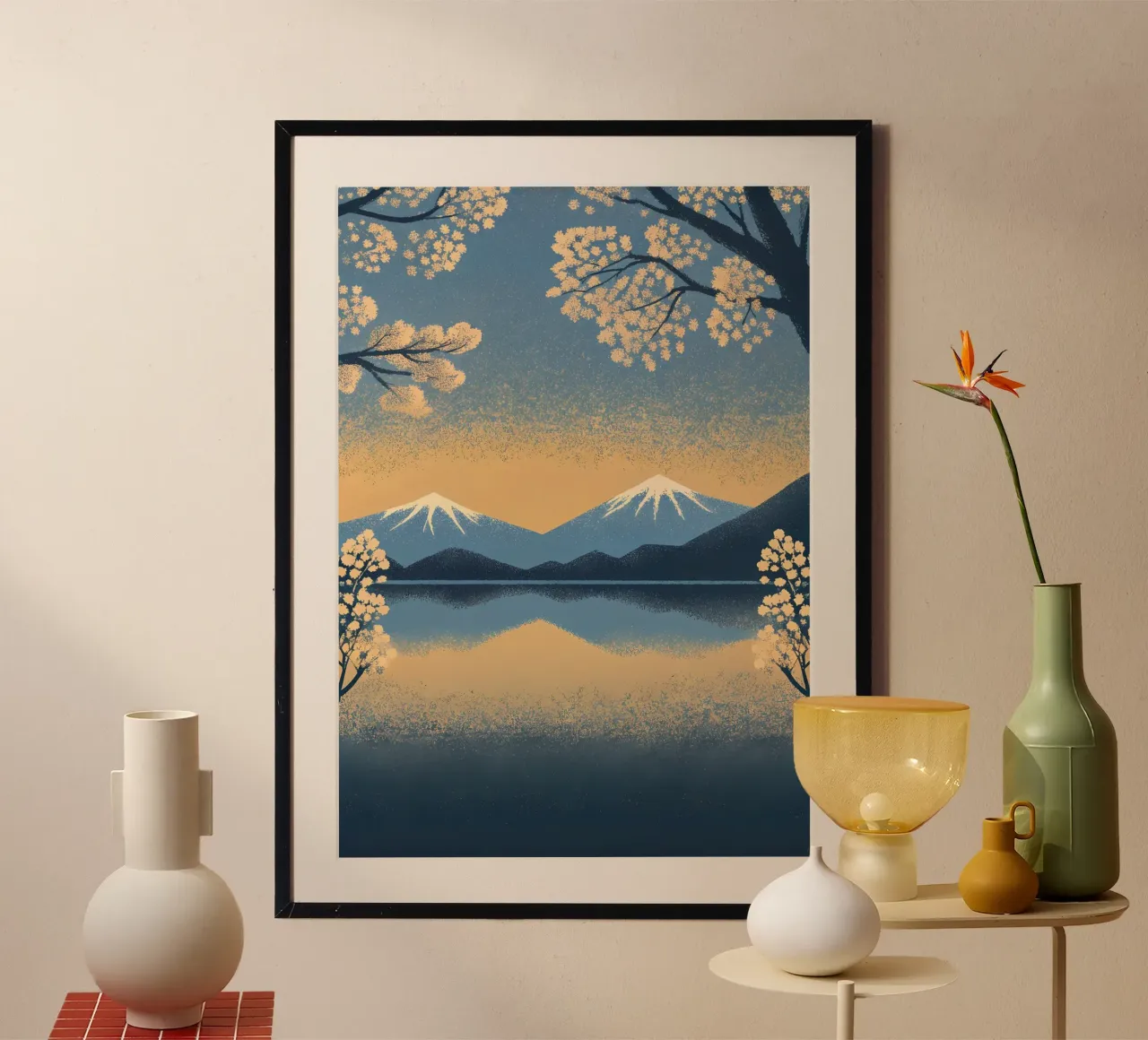 Serenità Fuji e Sakura carta hahnemühle da Artistic-shop
