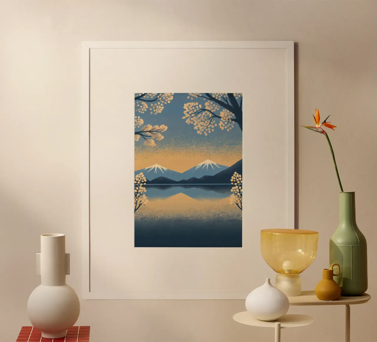 Serenità Fuji e Sakura carta hahnemühle da Artistic-shop