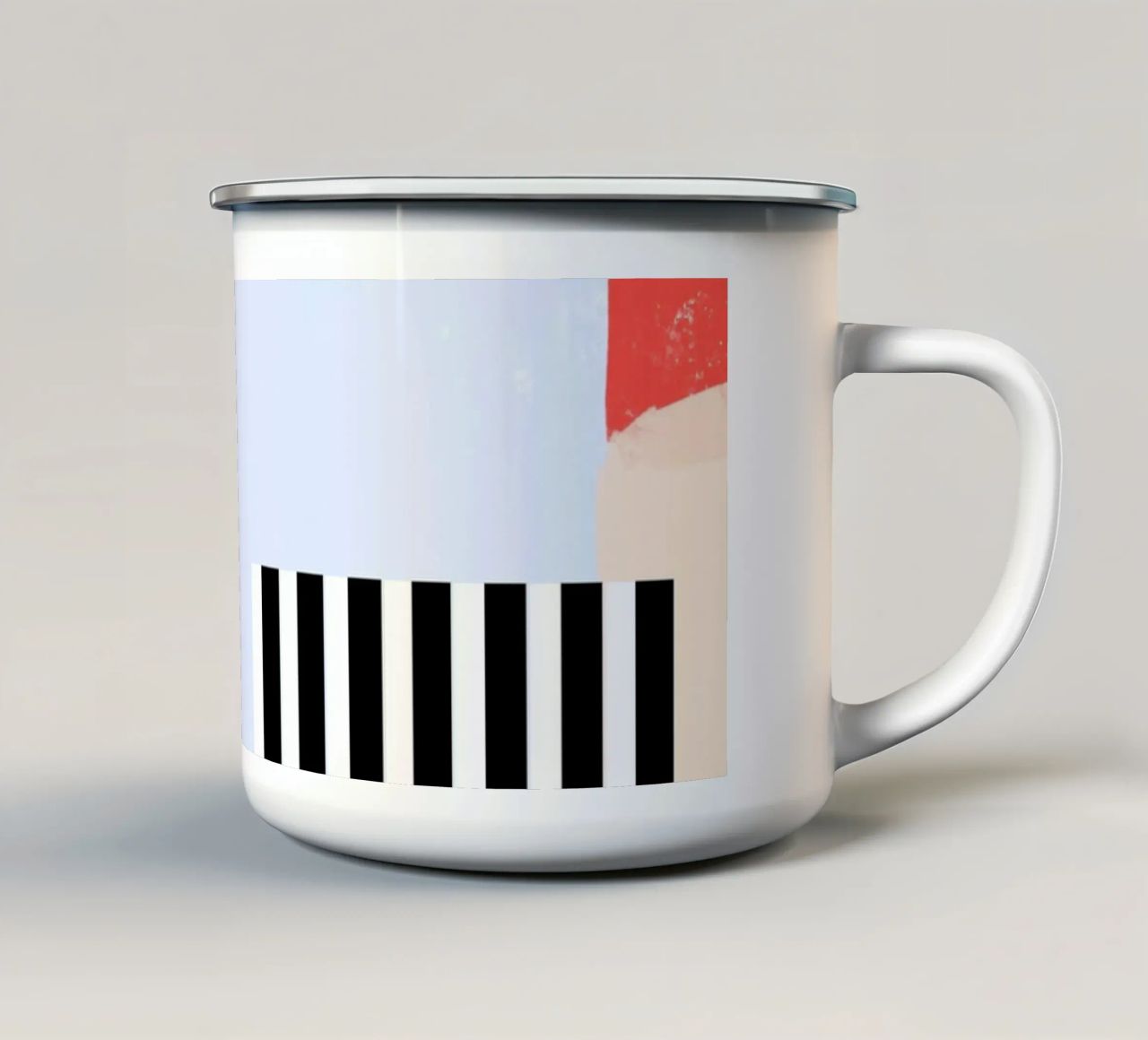 Puzzle Part 03 tazza in smalto da Studio ROSAGRAU