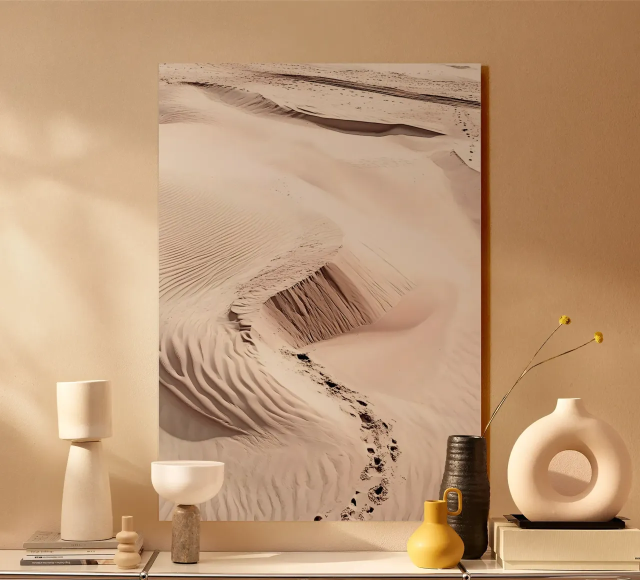Dune di sabbia sulla spiaggia - Collezione La Plage plexiglass da Conde Arte