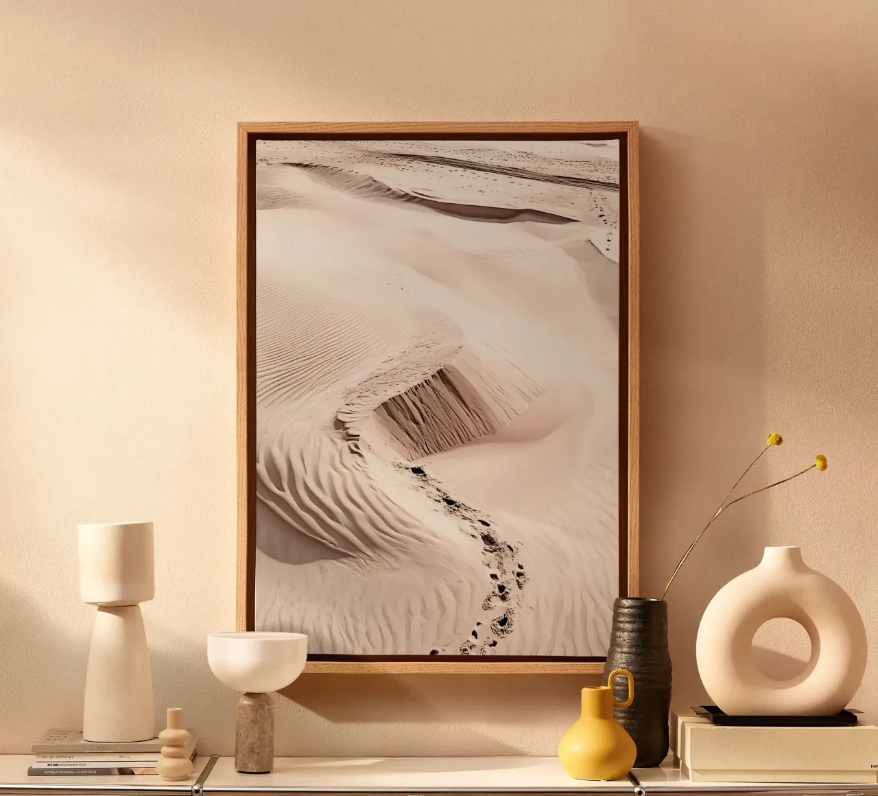 Dune di sabbia sulla spiaggia - Collezione La Plage tela da Conde Arte