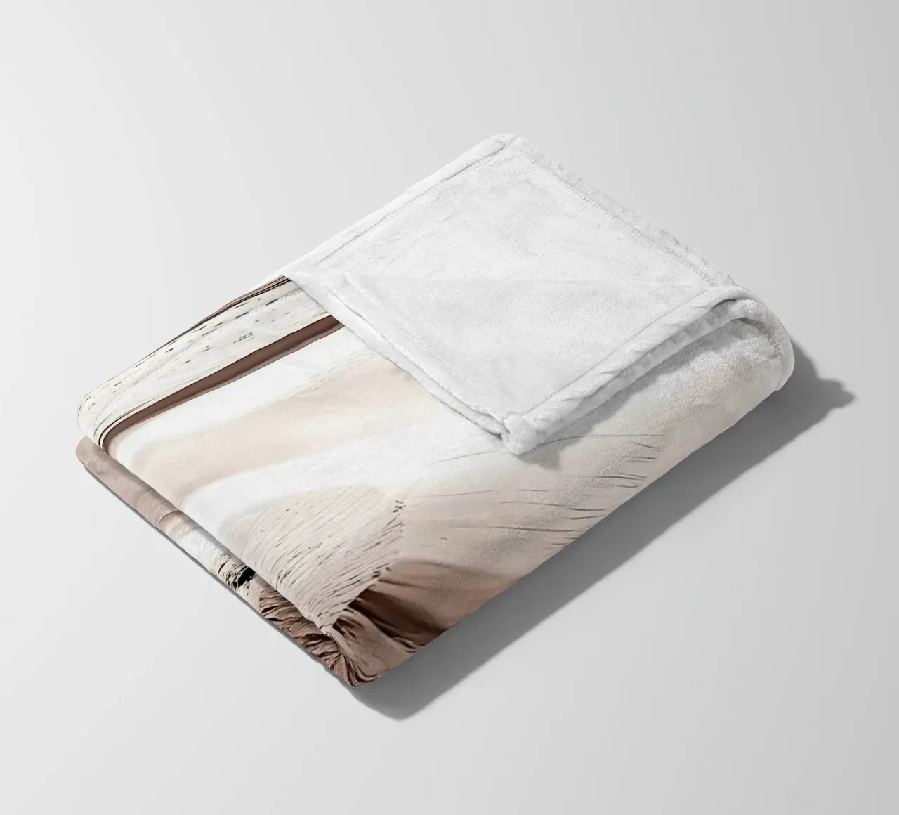 Dune di sabbia sulla spiaggia - Collezione La Plage coperta in pile da Conde Arte
