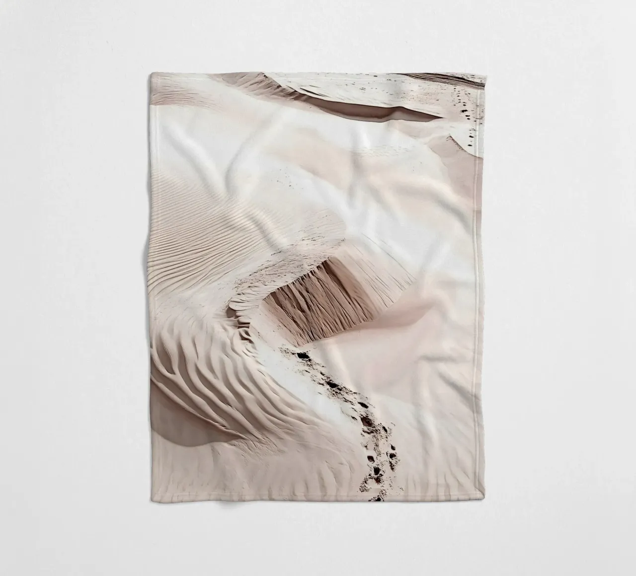 Dune di sabbia sulla spiaggia - Collezione La Plage coperta in pile da Conde Arte
