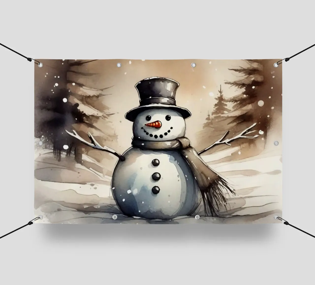 Pupazzo di neve telo in pvc da ArtDesign by KBK