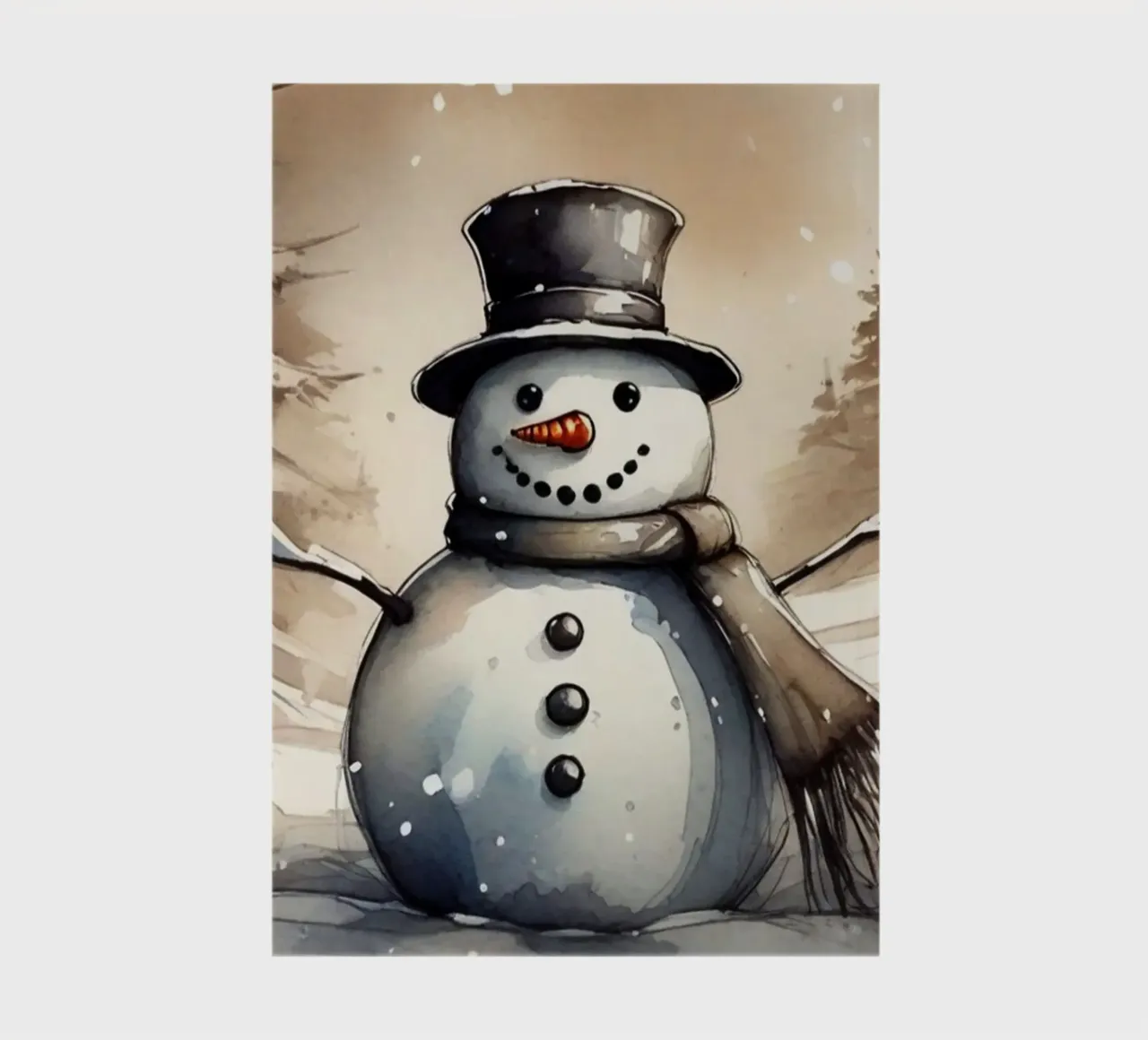 Snowman notebook by ArtDesign by KBK