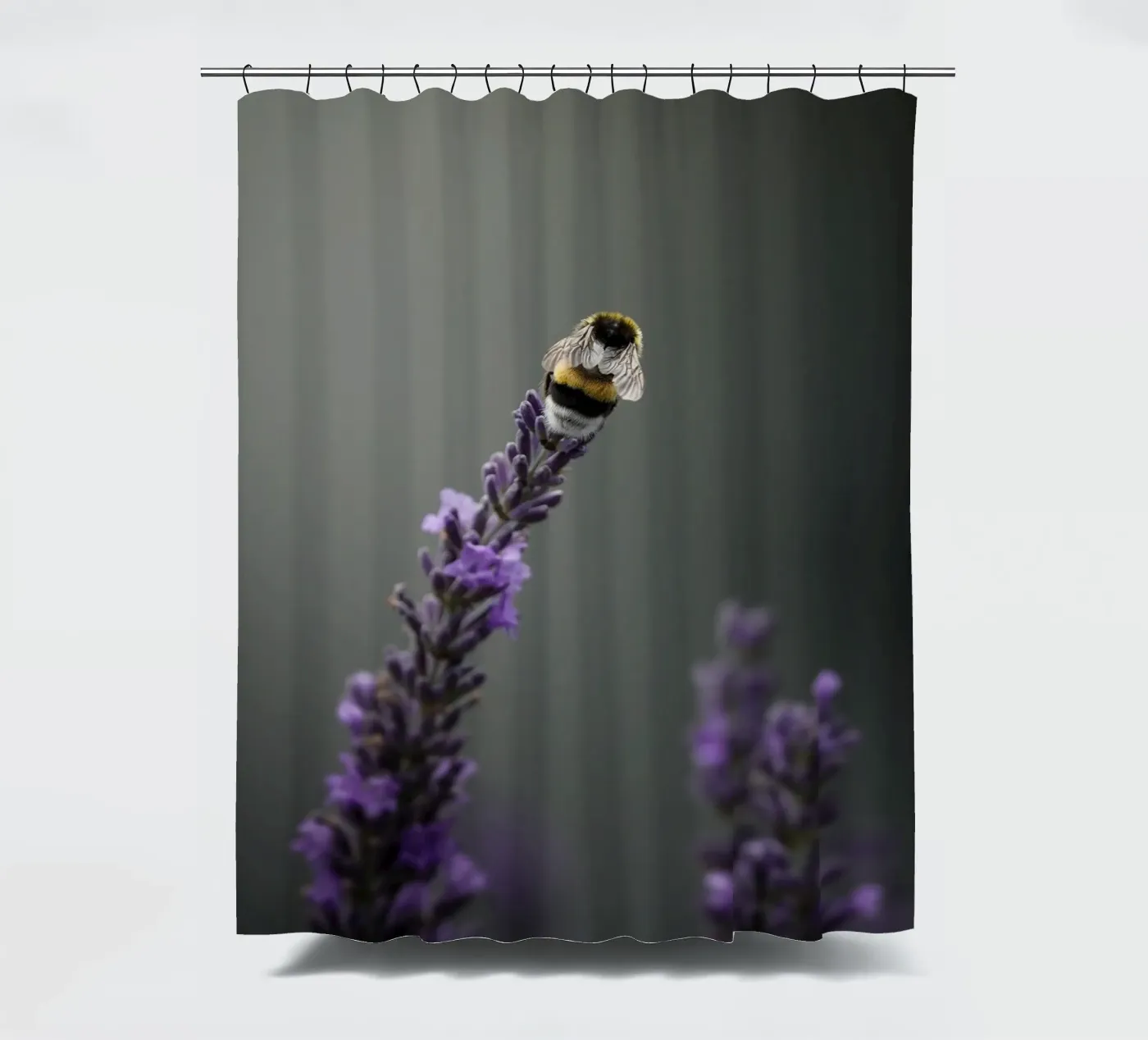 Hummel Duschvorhang von Tom's Wildlife