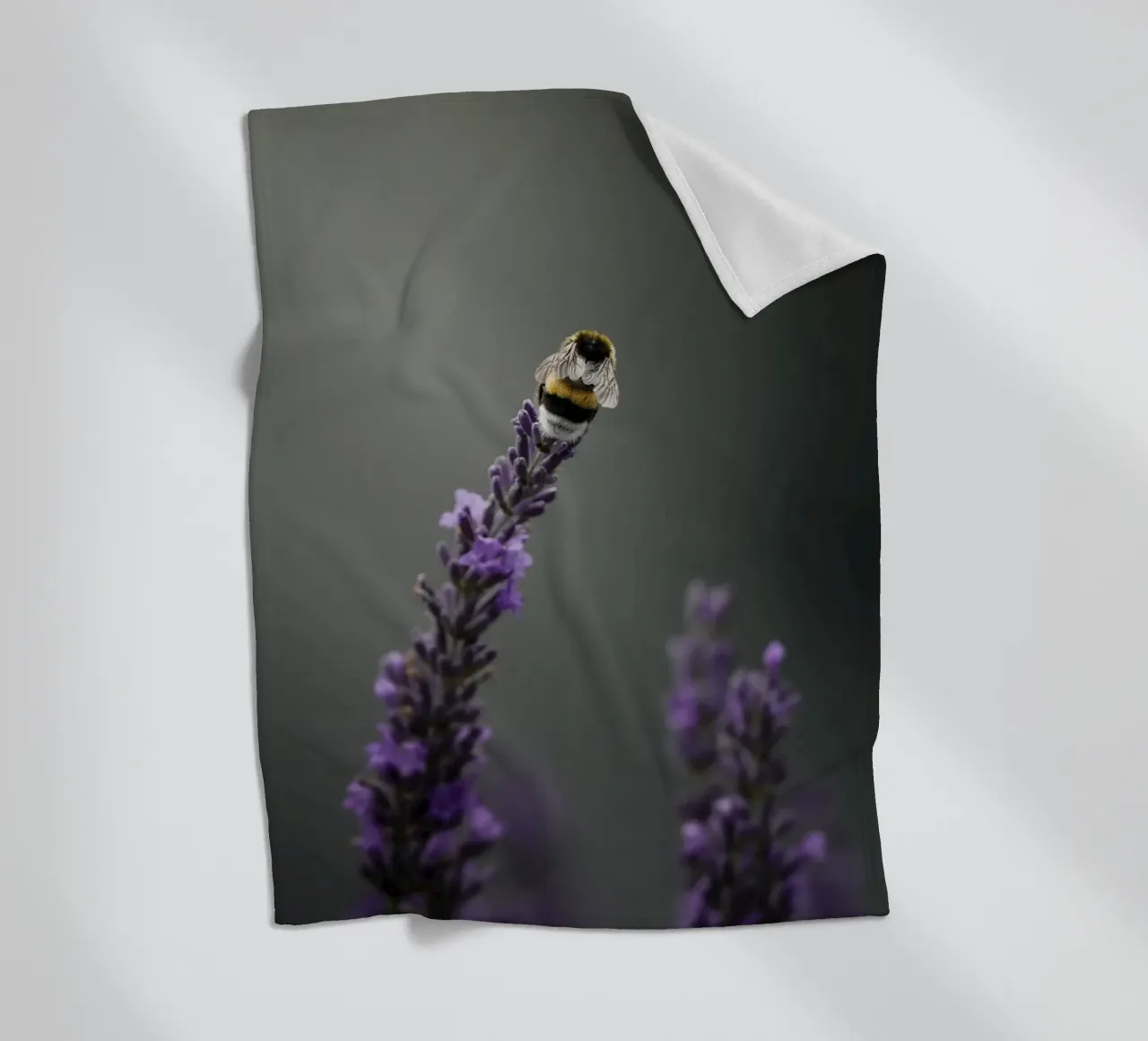 Bumblebee fleece blanket by Tom's Wildlife