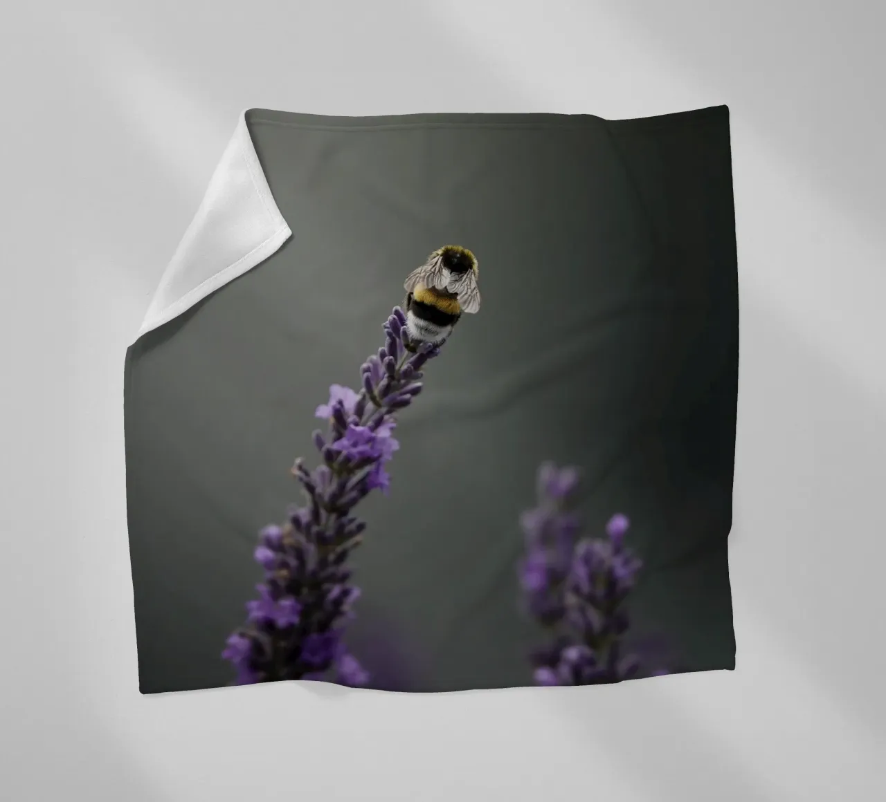 Bumblebee fleece blanket by Tom's Wildlife