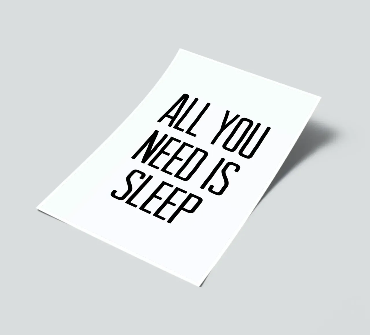 Sleep sticker sheet by Mottos by Sinan Saydik