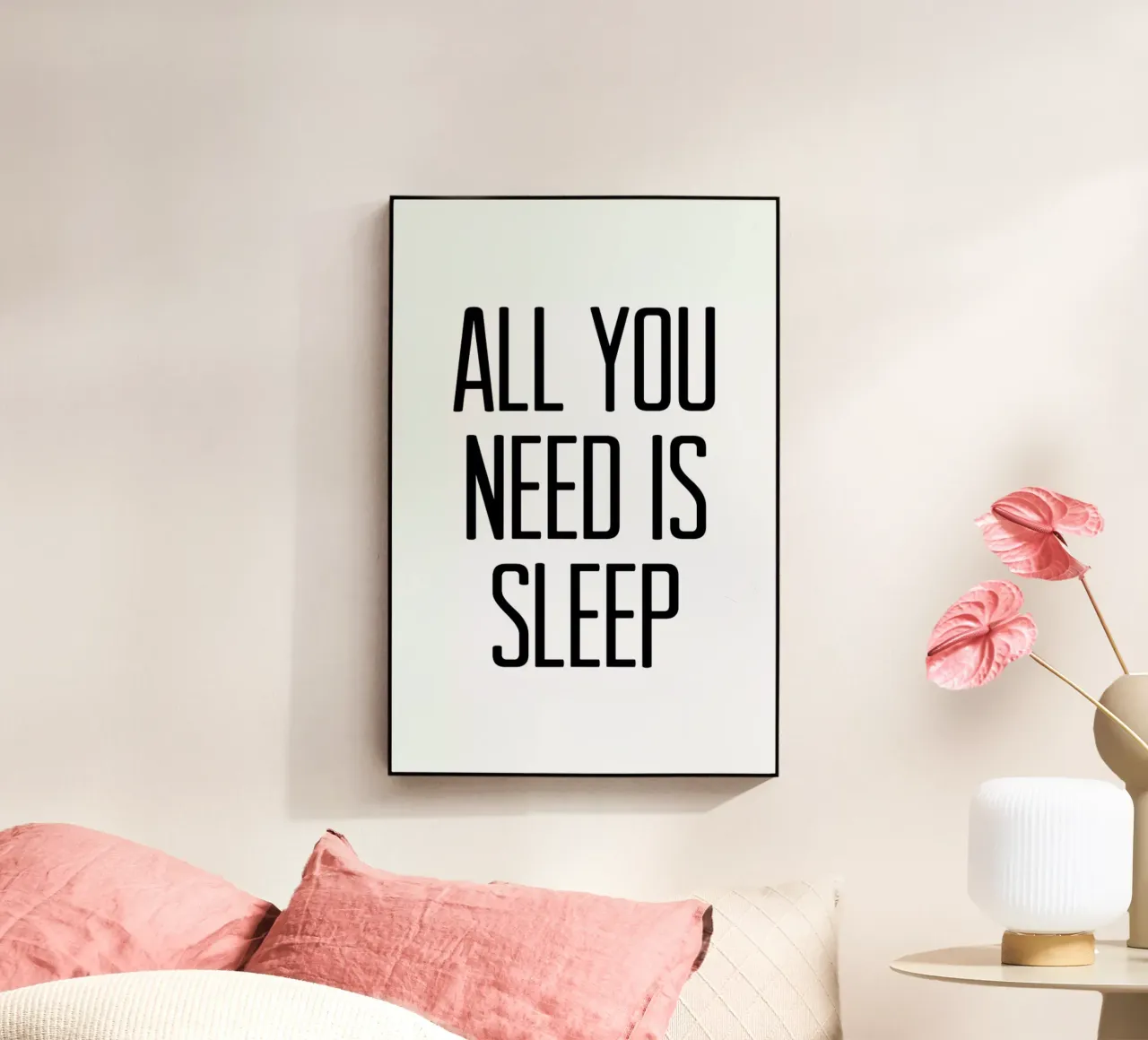 Sleep Acryl-Glas von Mottos by Sinan Saydik