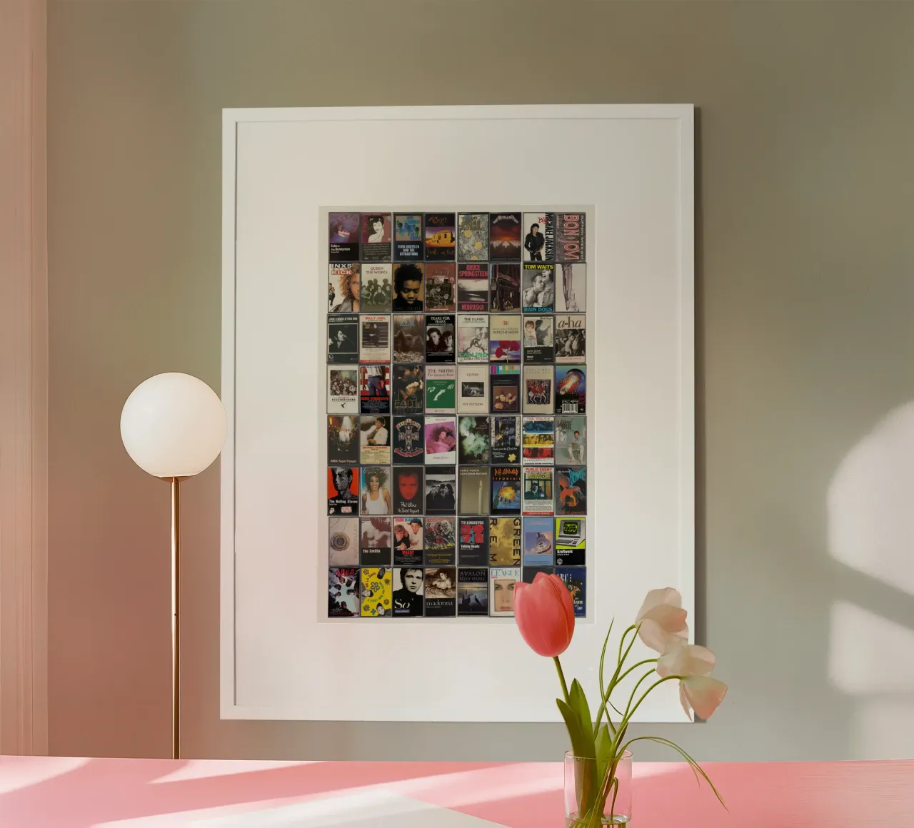 Il meglio della musica degli anni '80 - Copertine di cassette d'epoca poster da MrMustardPrints