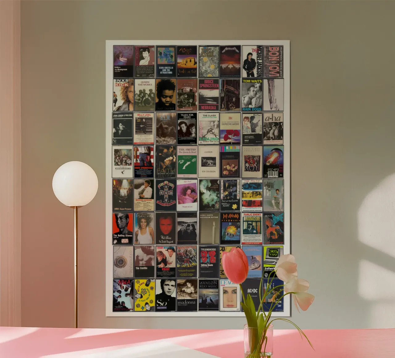 Il meglio della musica degli anni '80 - Copertine di cassette d'epoca poster da MrMustardPrints
