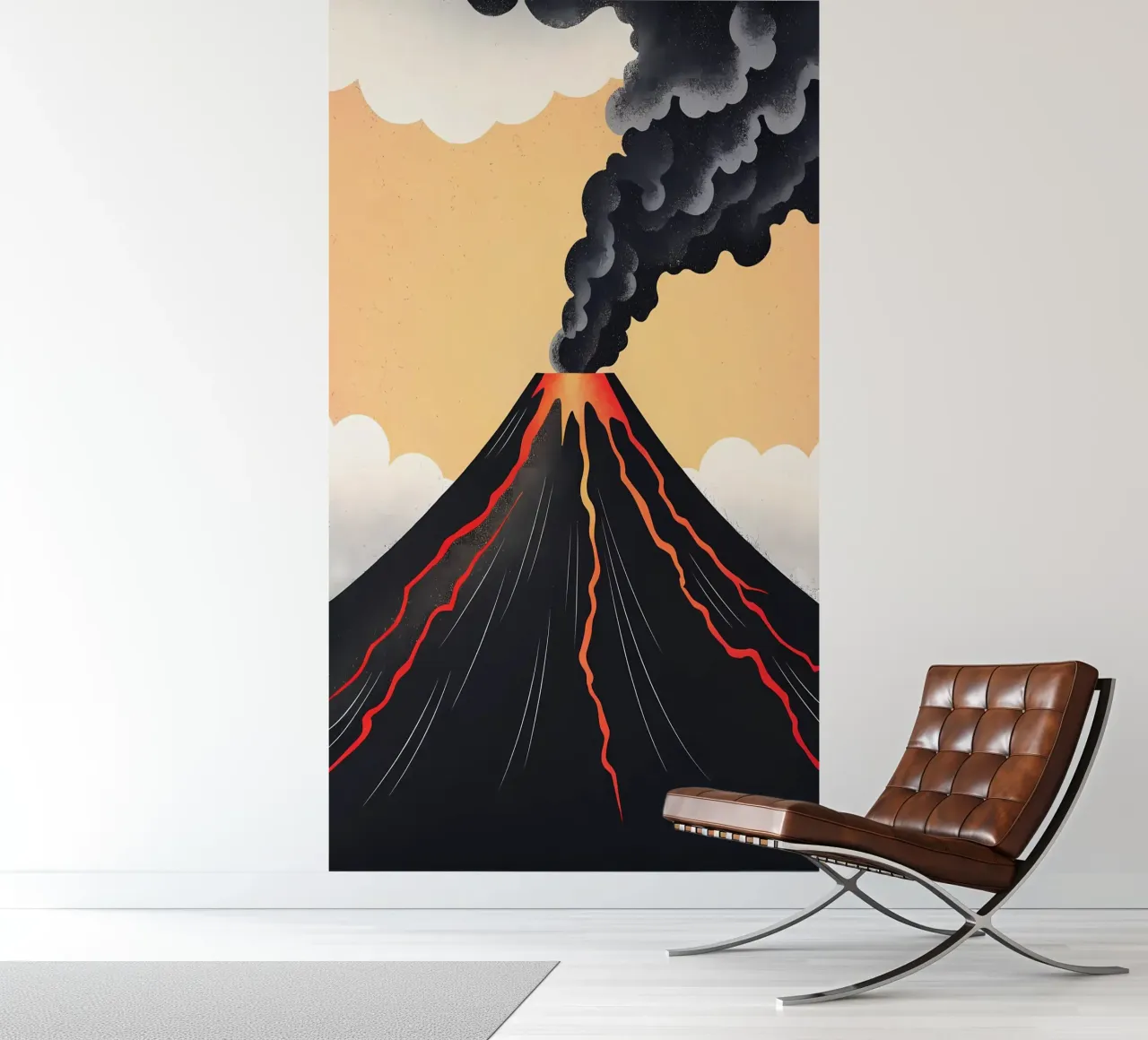 Uitbarsting fotobehang van Artistic-shop