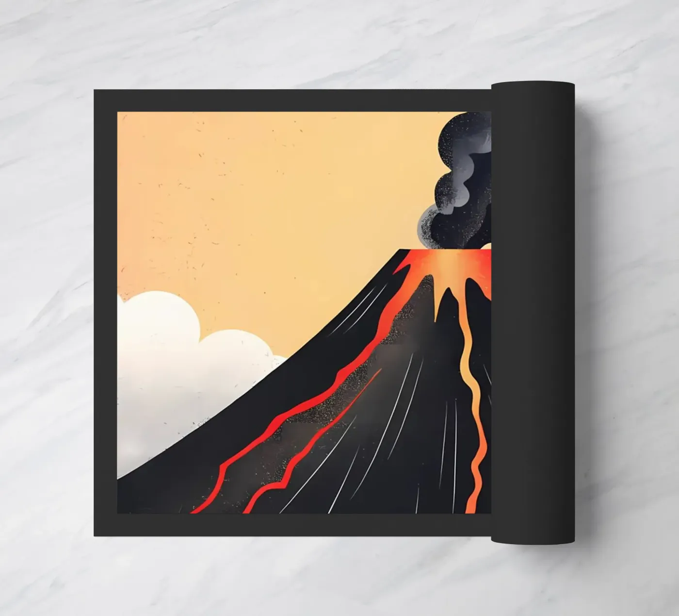 Eruption doormat by Artistic-shop