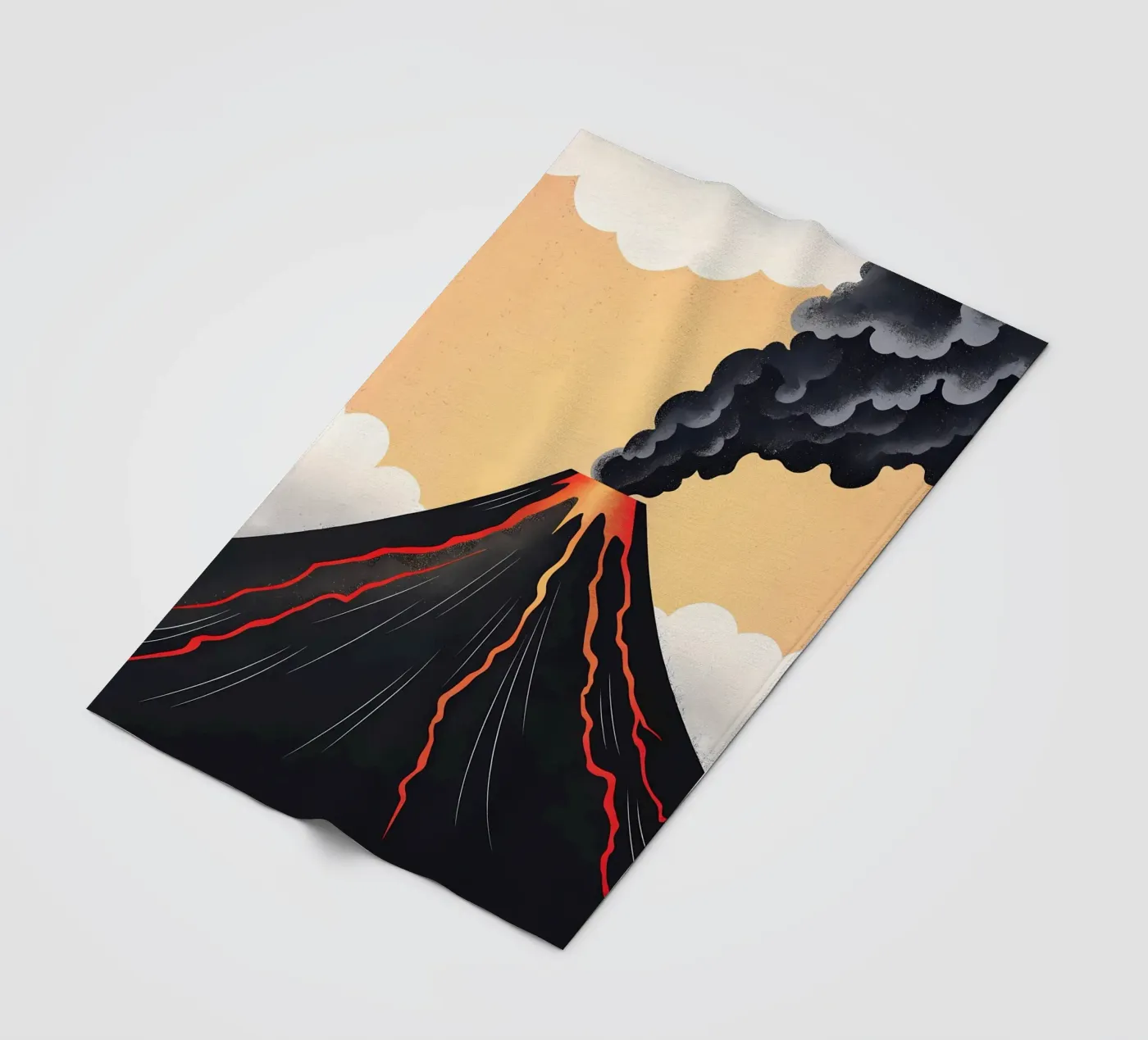 Eruption Fleecedecke von Artistic-shop