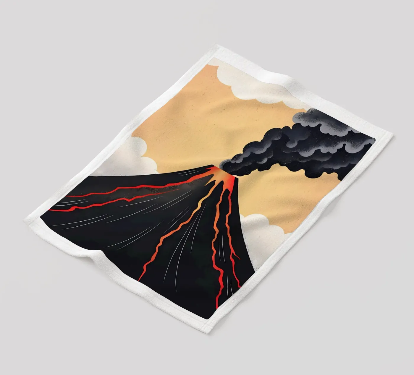 Eruption Fleecedecke von Artistic-shop