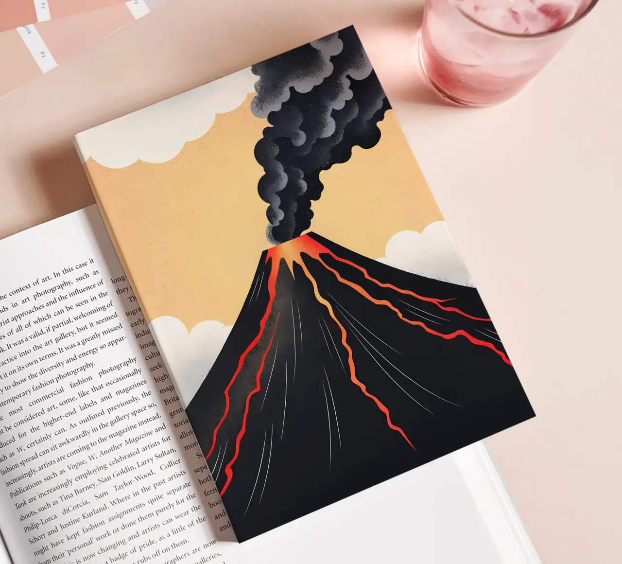 Eruption notebook by Artistic-shop