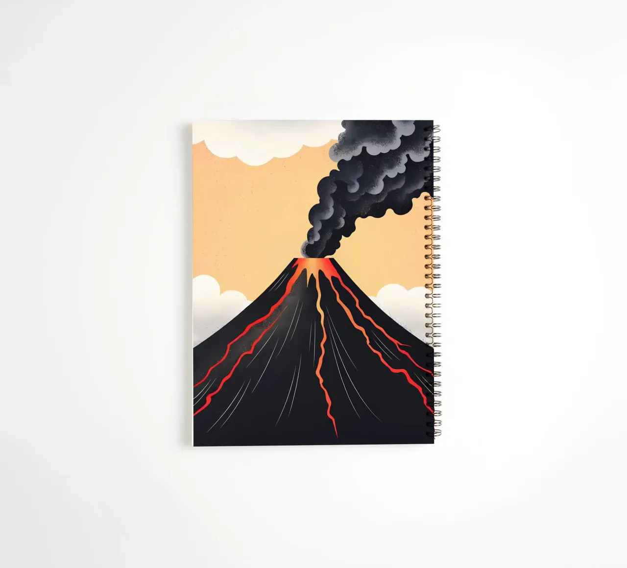 Éruption carnet à spirale de Artistic-shop