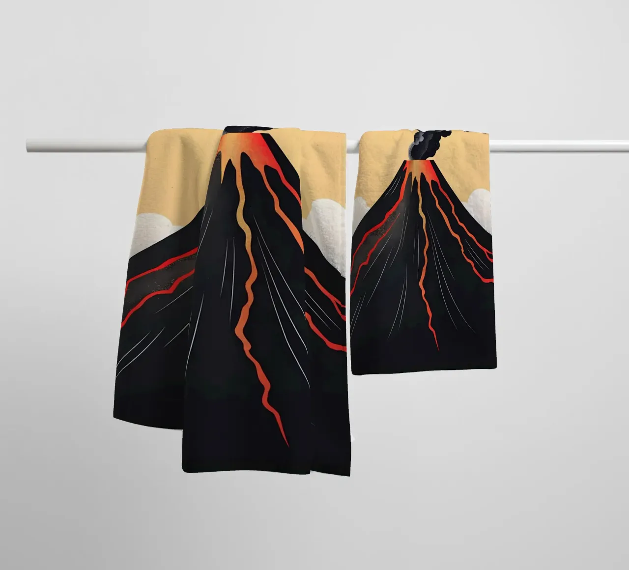 Eruption towel by Artistic-shop