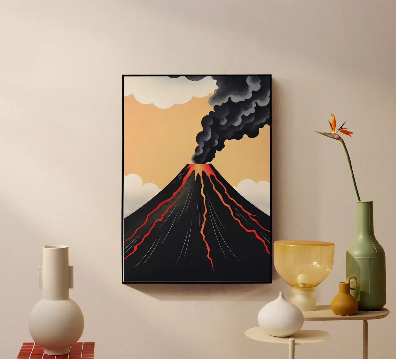 Eruption acrylic glass by Artistic-shop