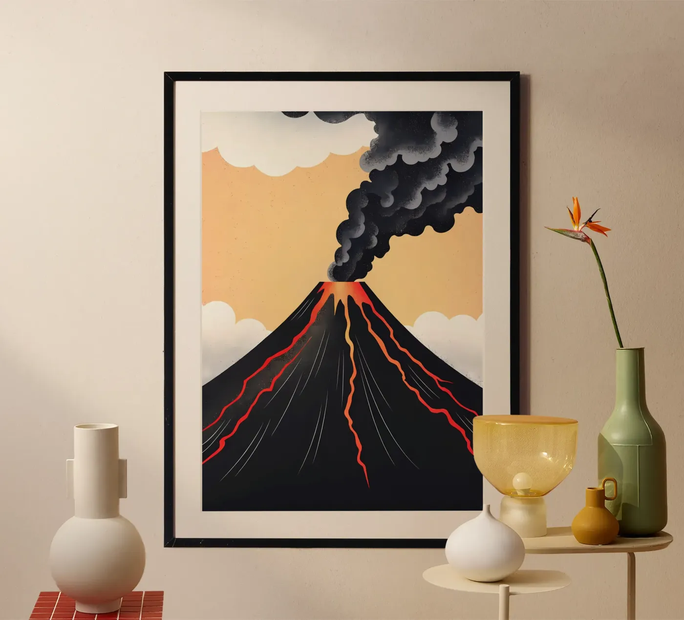 Eruption poster van Artistic-shop
