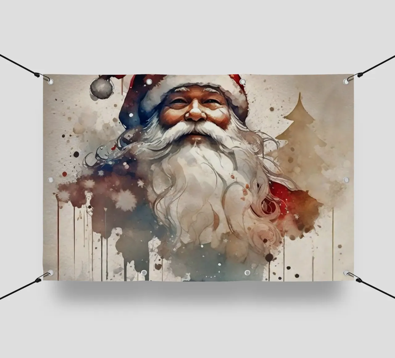 Babbo Natale telo in pvc da ArtDesign by KBK